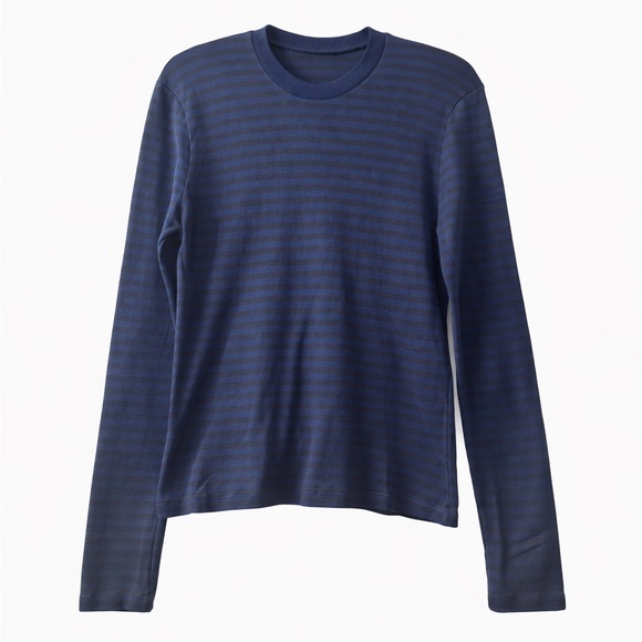 Balenciaga Men’s Navy Striped Long Sleeve Shirt – Made in France